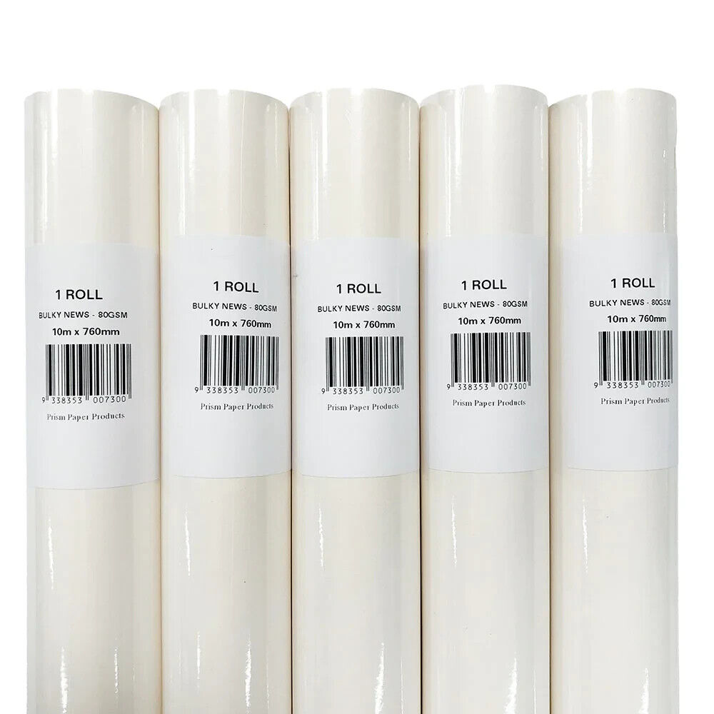 3 x Butchers Paper Roll 10M Paper Packing Wrapping Moving Drawing -AUS Made