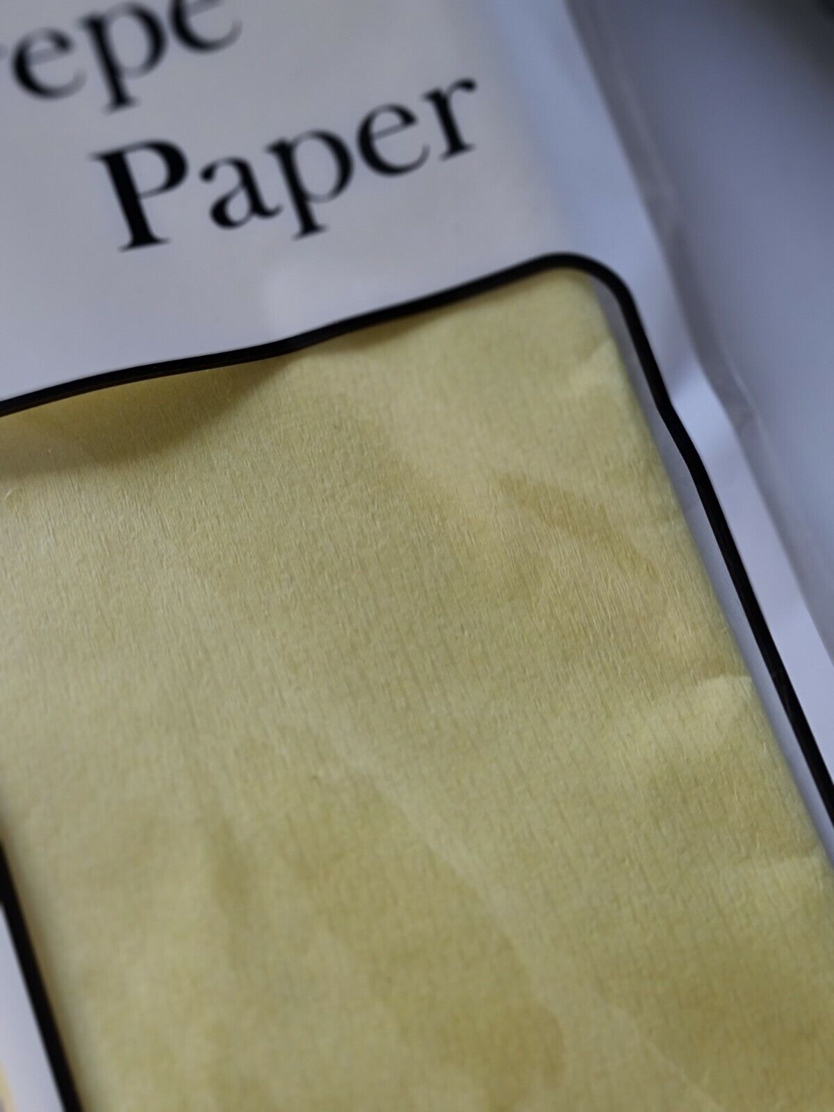 CREPE PAPER GIFT WRAP CRAFT 500mm x 2m PINK OR YELLOW- SAME DAY POST A Grade