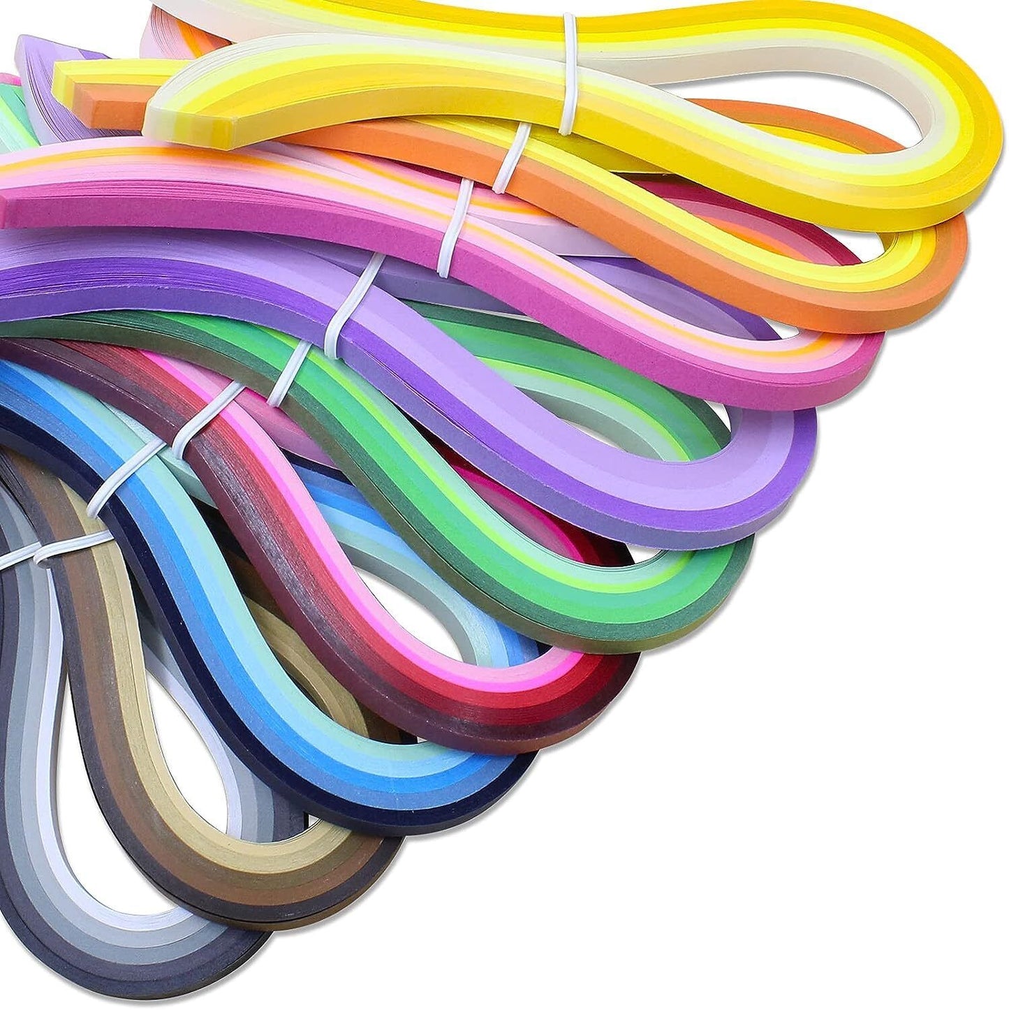 2500 Strips Quilling Paper Mixed Colours 4mm/6mm Width. Premium SAME DAY POSTAGE