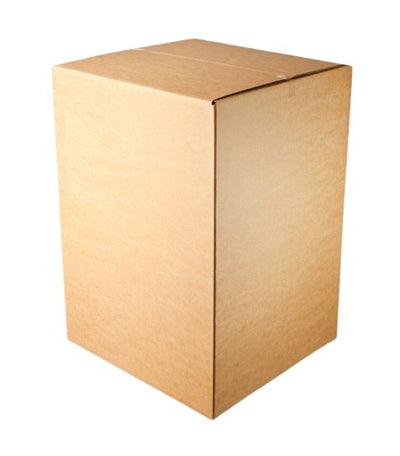 Tea chest cardboard boxes with packing materials