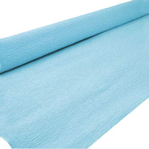 light blue Craft crepe paper roll