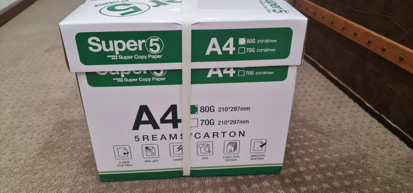 A4/A3 Premium White Copy Paper 500 Sheets Ream 80gsm-SAME DAY POSTAGE
