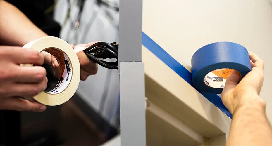 36mmx50m PAINTING MASKING TAPE WHITE, BLUE, GREEN 14 DAY UV RESIST MADE IN ITALY