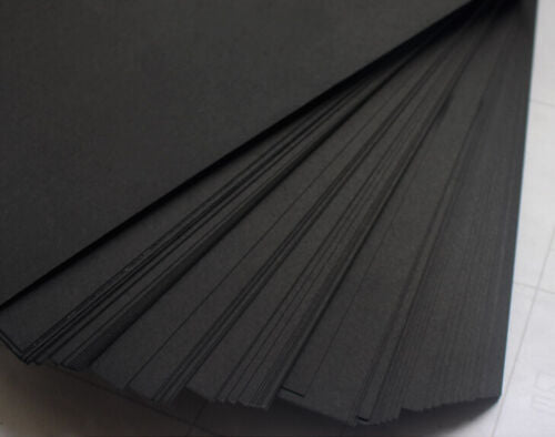 Black kraft Sheets A4 200GSM Natural Recycled 100 Sheets- Premium QUALITY