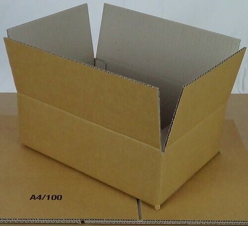 A4 Mailing Shipping Boxes 305 x 220 x 70mm Brown Kraft Board Strong Box-Au Made