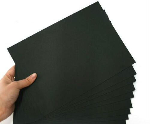 Black kraft Sheets A4 200GSM Natural Recycled 100 Sheets- Premium QUALITY