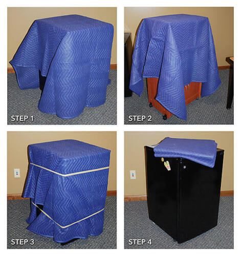 1 x Furniture Moving Blanket Removalist Pads Quilted Burlap Pad- SAME DAY POST