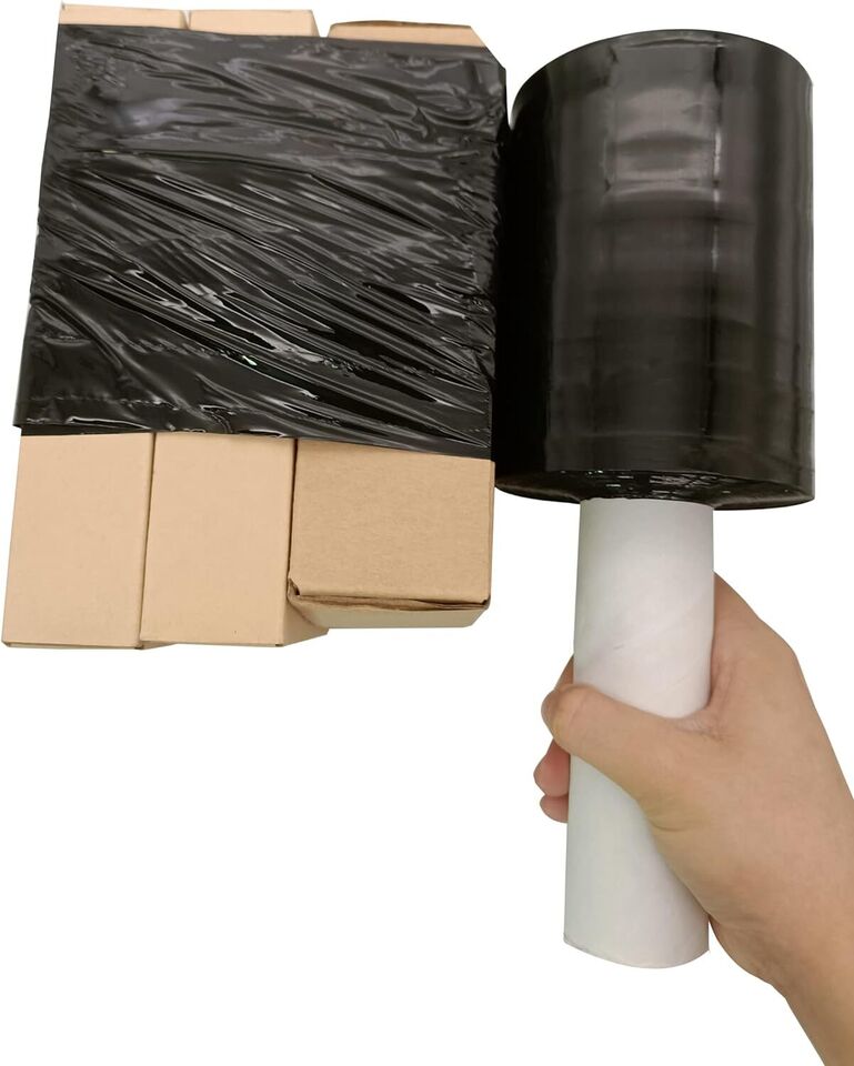 stretch film 25um black bundling wrap australia