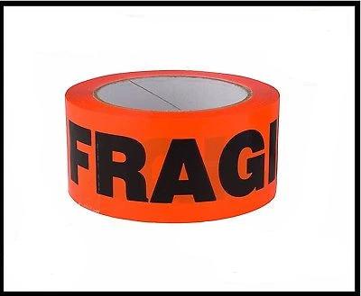 High visibility fragile warning tape