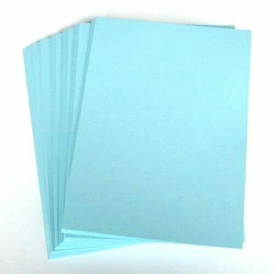 blue A4 coloured card stock