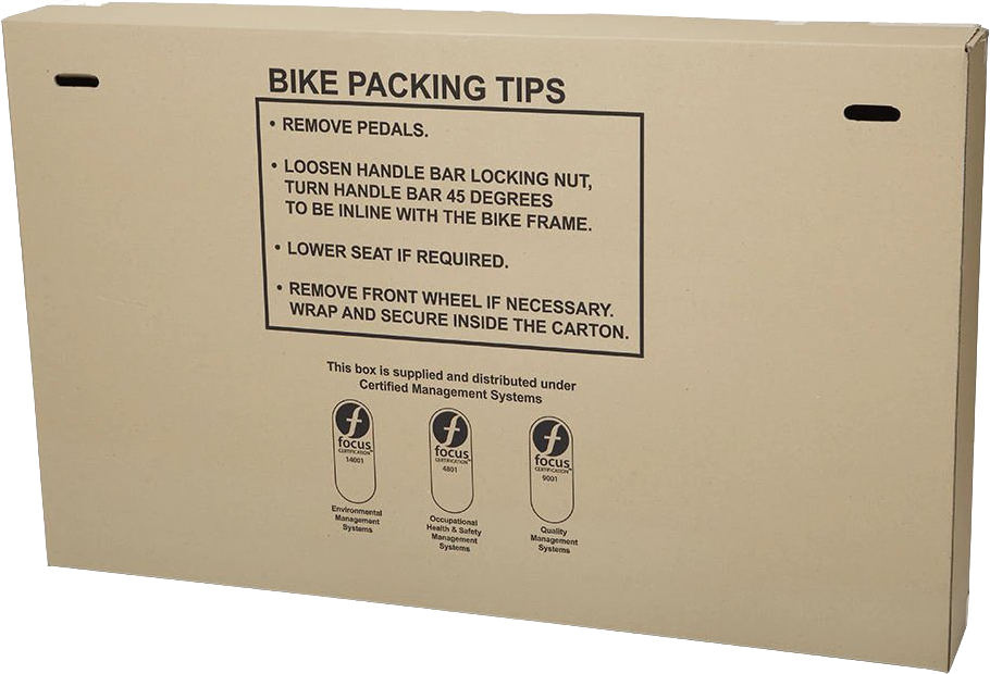 Bicycle Moving Box 1030mm x 200mm 5kg Heavy Duty Snap Pack Pty Ltd