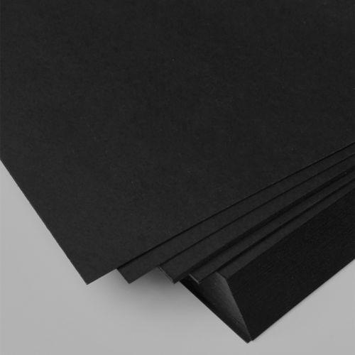 Black Kraft Paper 100 A4 Sheets 200gsm 100% Recycled