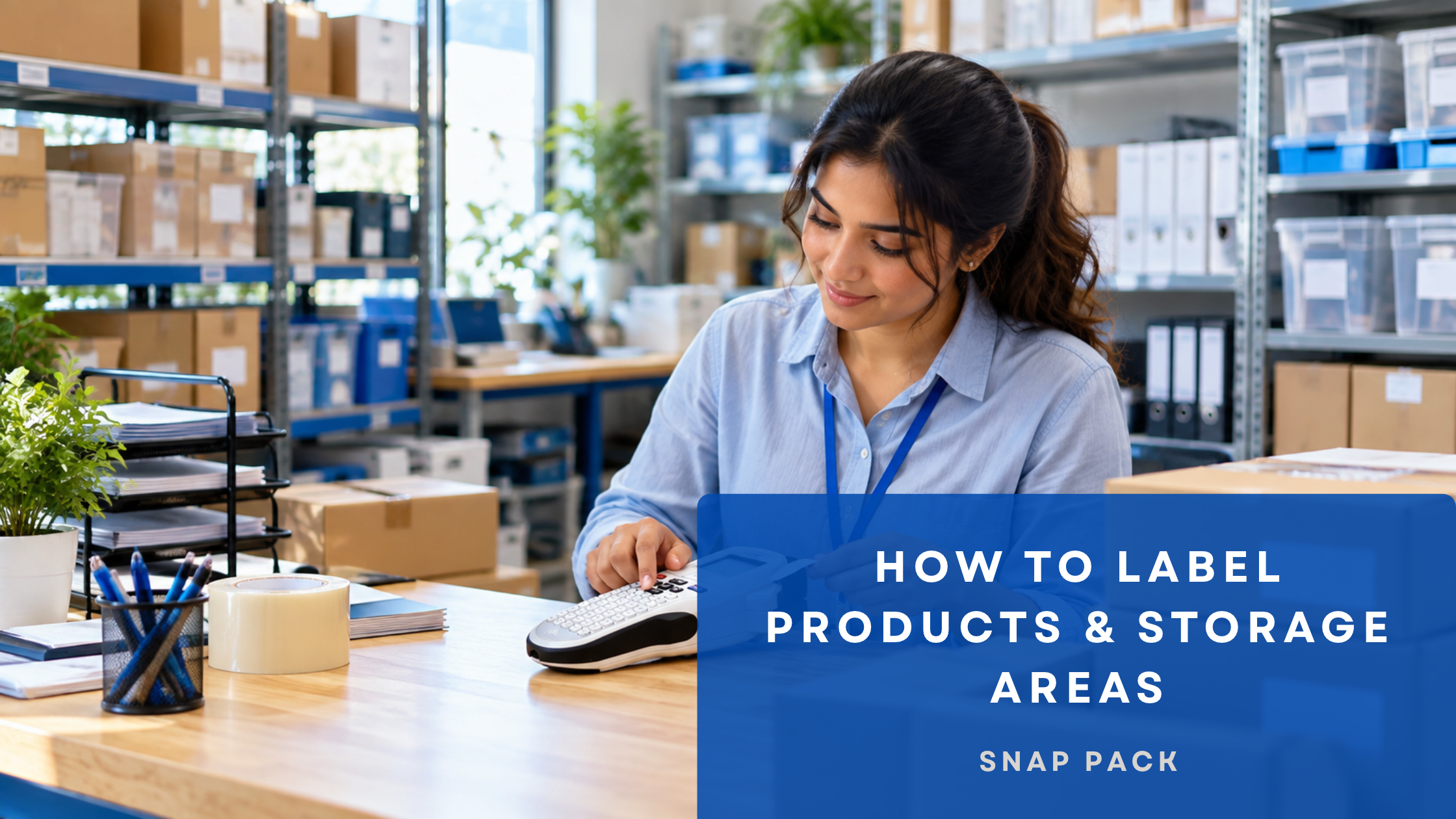 How to Label Products and Storage Areas for Better Workplace Organisation