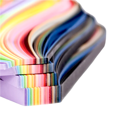 2500 Strips Quilling Paper Mixed Colours 4mm/6mm Width. Premium SAME DAY POSTAGE