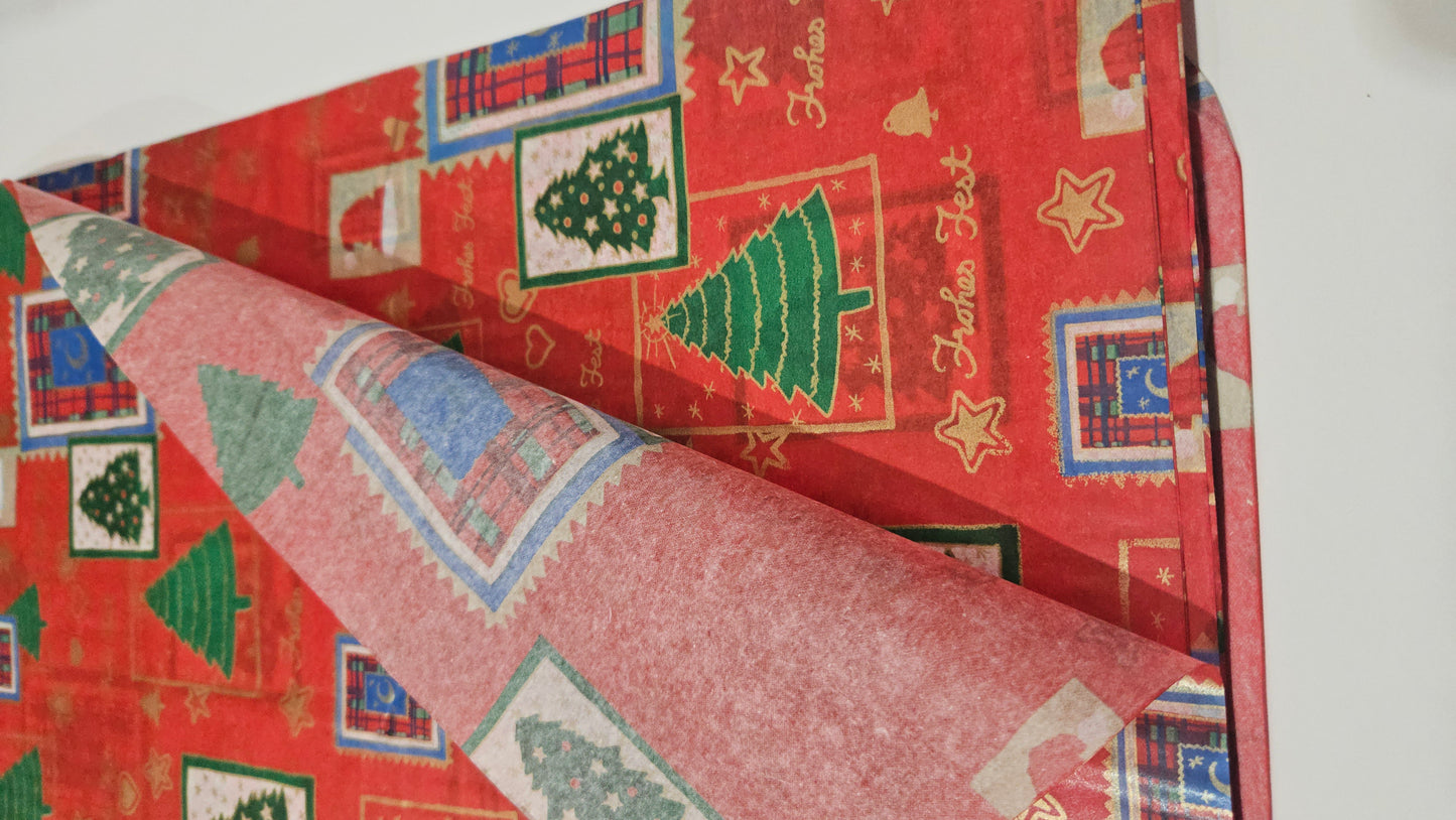 Christmas Tissue Wrapping Paper – 22GSM – 500 Sheets