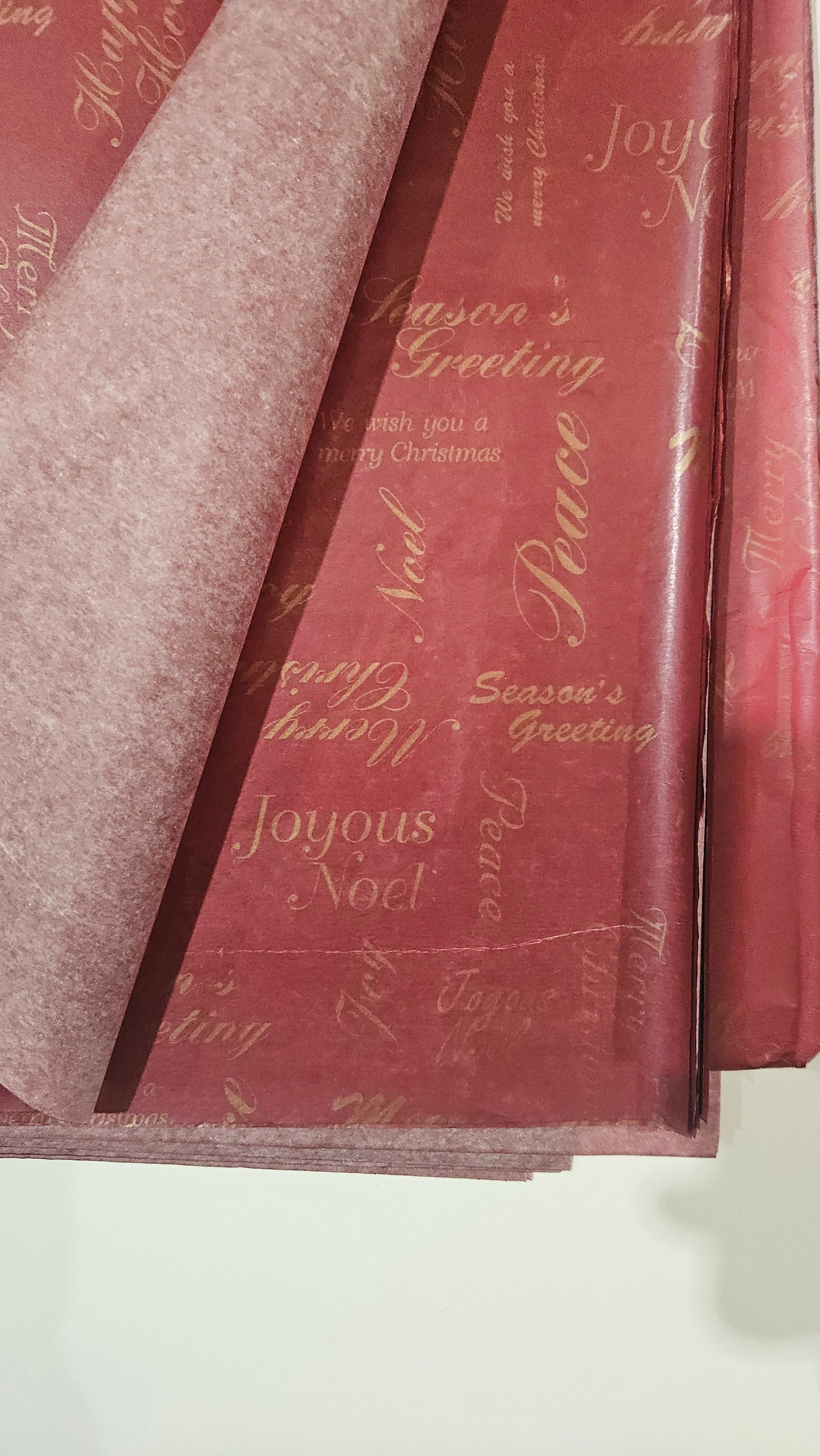 Christmas Tissue Wrapping Paper – 22GSM – 500 Sheets