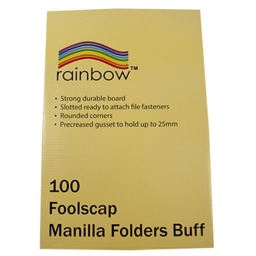 RAINBOW FOOLSCAP FOLDERS