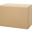 A single-wall, brown cardboard packing box with a closed lid.