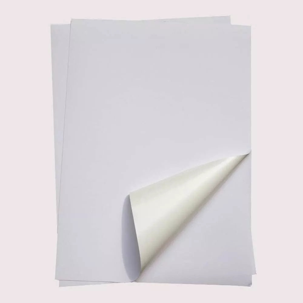 A4 matte white self adhesive sticker paper sheets