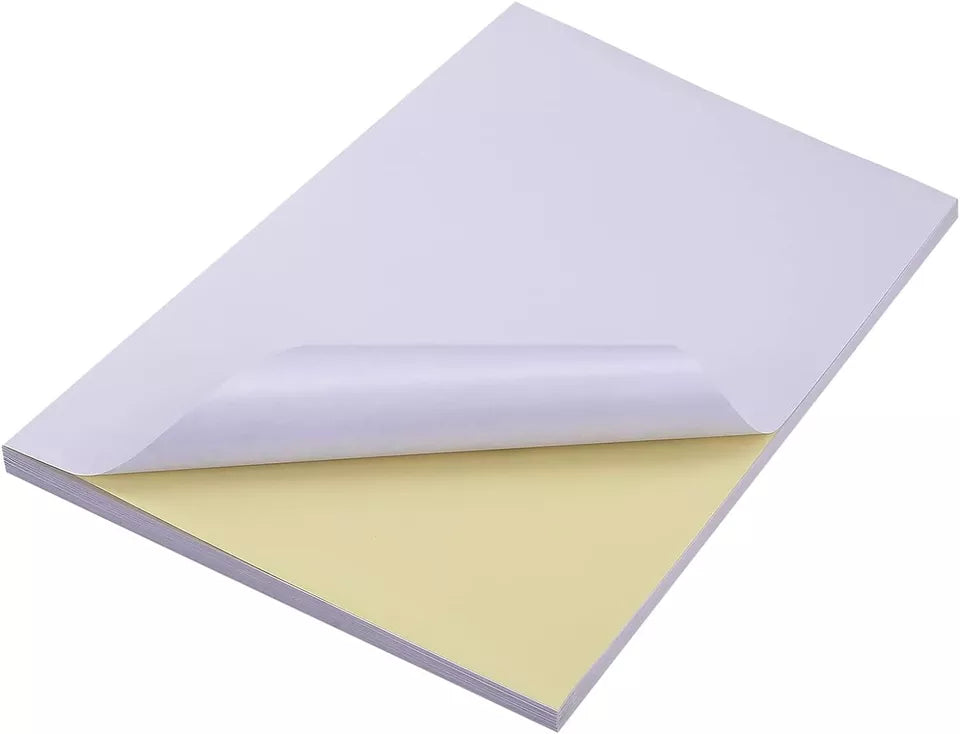 A4 self adhesive label paper edge to edge