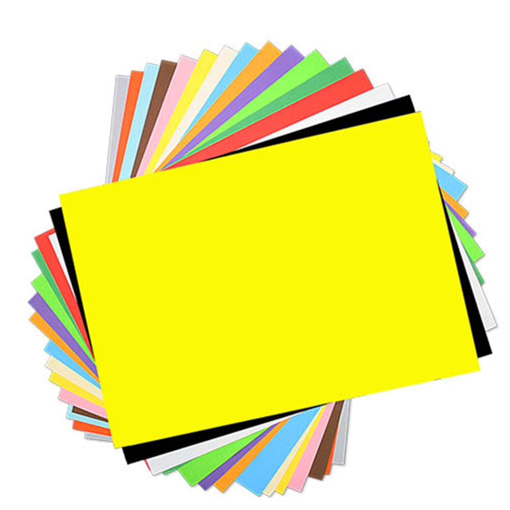 Australian made coloured card paper for handicrafts