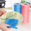 Biodegradable bamboo fibre cleaning cloths blue and green