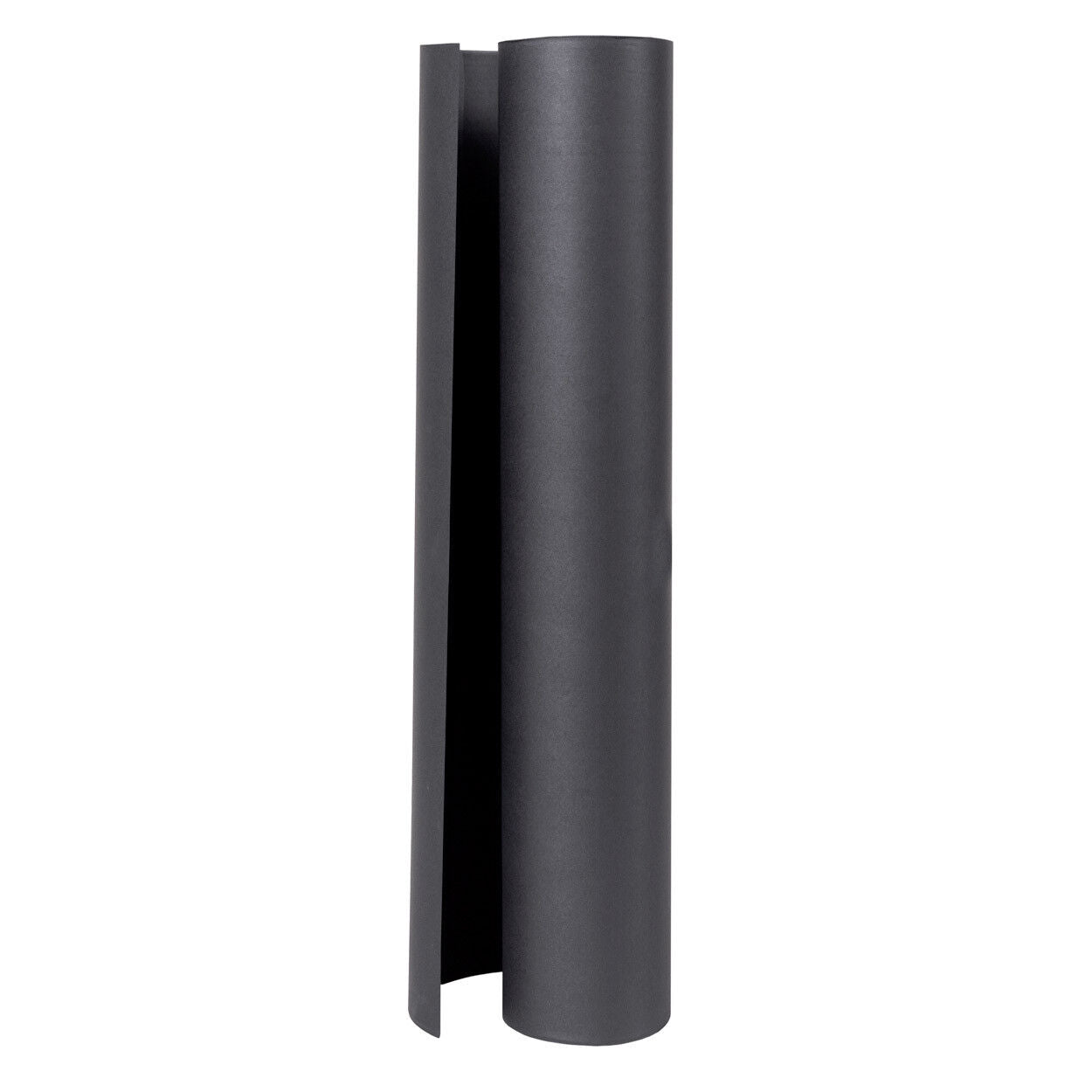 A continuous roll of black kraft paper, 760mm x 10 meters in size and 125gsm thickness, typically used for wrapping, crafting, or other artistic purposes.