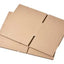 Brown mailing boxes corrugated cardboard