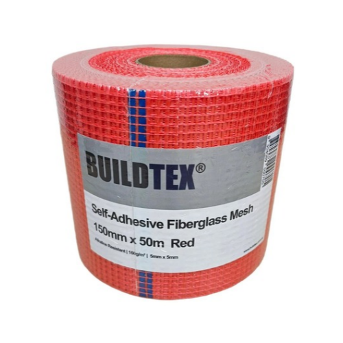 Buildtex self-adhesive fibreglass mesh for plastering and building