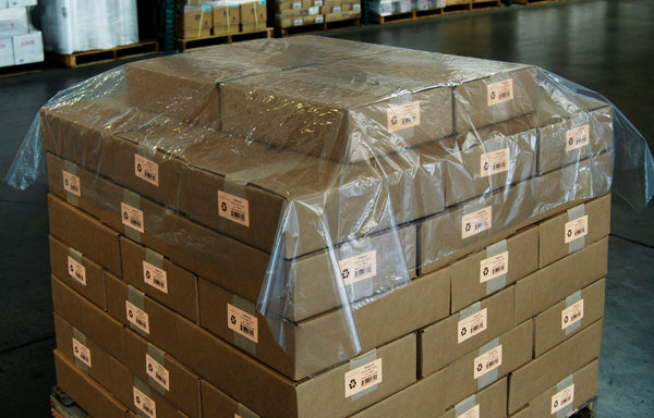 Pallet top cover sheet clear
