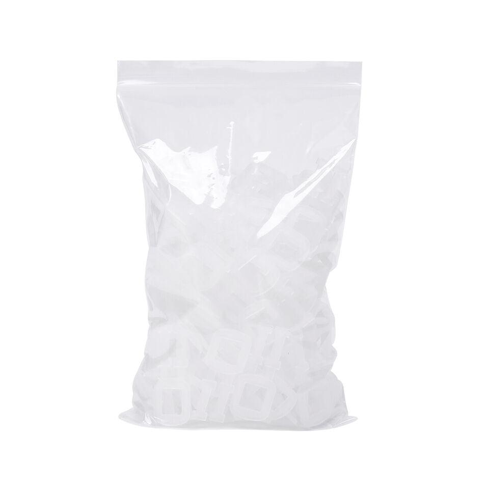 Clear zip lock plastic bags resealable press seal bags for storage and packaging