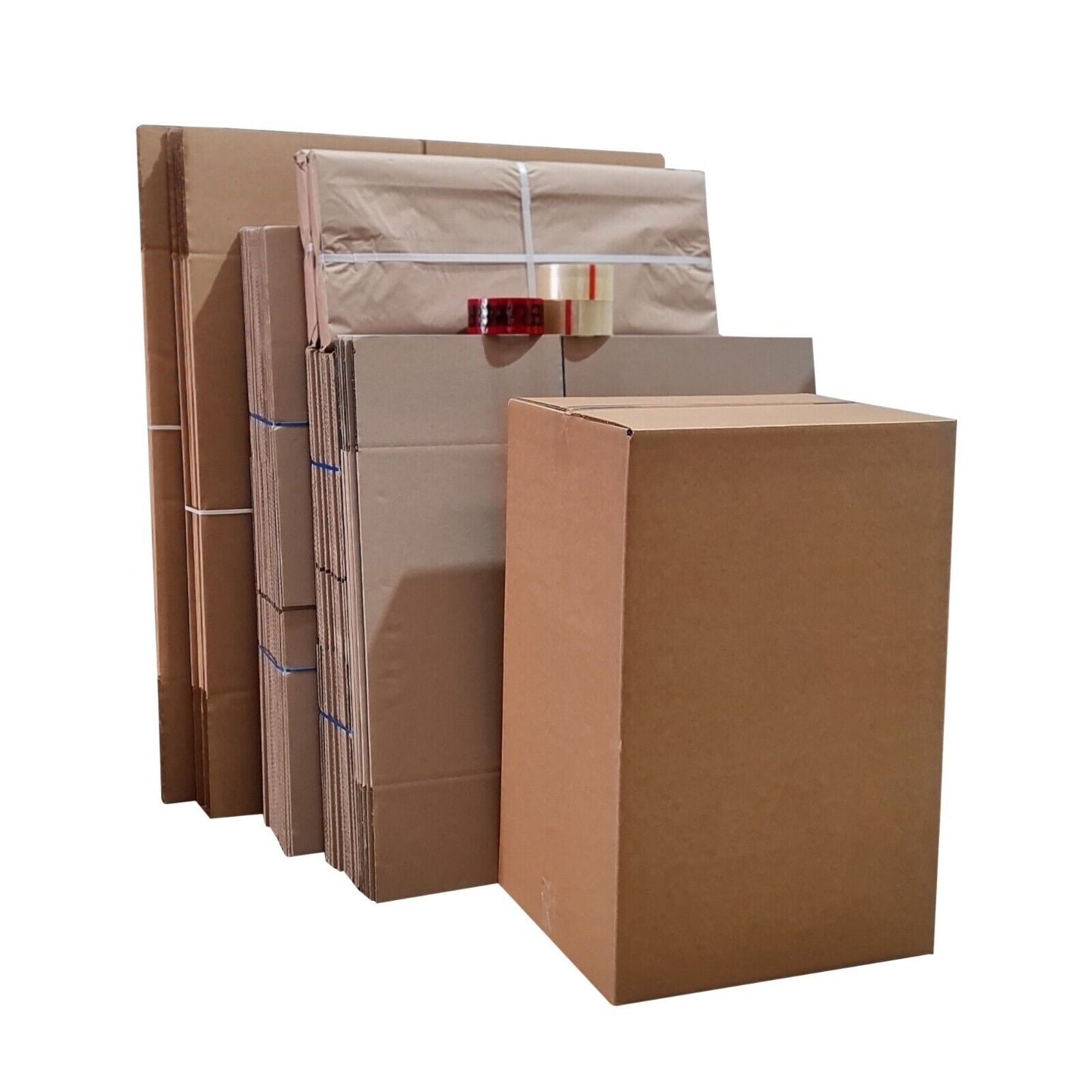 Complete cardboard moving packing boxes set australia