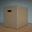 Double ply moving cardboard boxes with handles