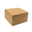 Brown cardboard box on a white background