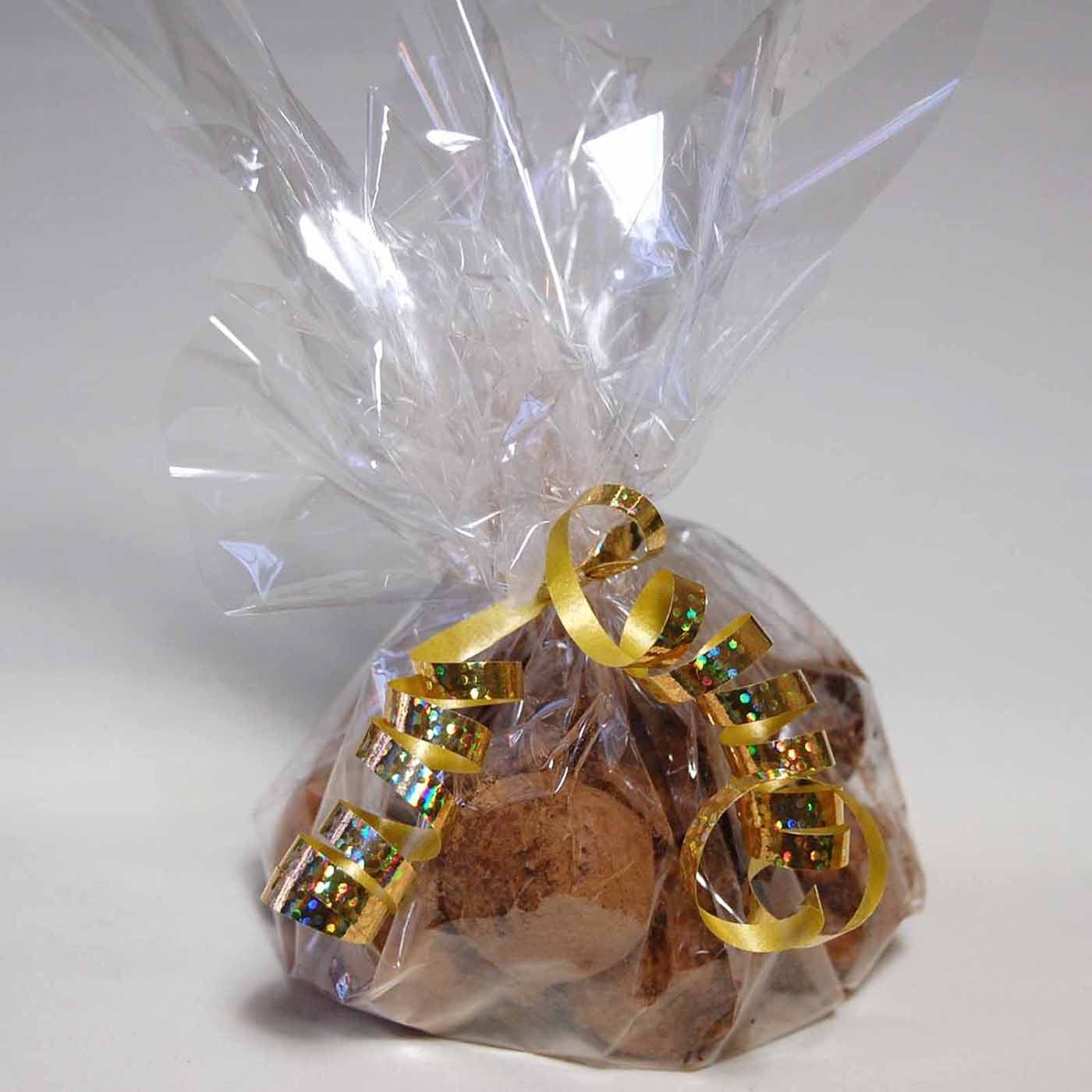 Extra wide clear cellophane roll for large hampers and florists