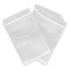 Food safe resealable plastic zip bags for storage and retail packaging
