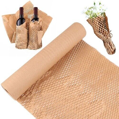 Honeycomb kraft paper roll brown eco friendly