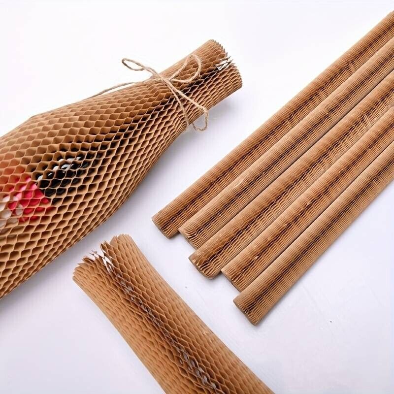 Honeycomb kraft paper wine bottle moving sleeve