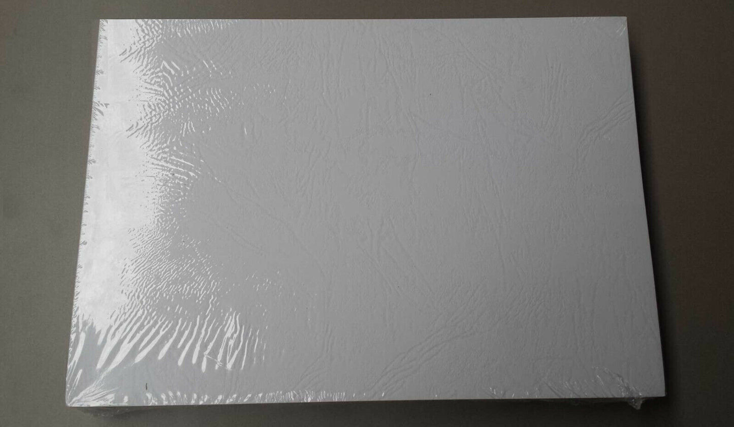 Leathergrain embossed binding covers A4 for comb and wire binding