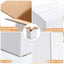 Mailing boxes white cardboard 185mm pack of 25