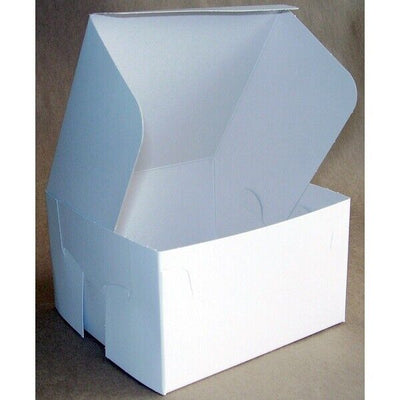 Milk board cake boxes for bakery packaging and cake delivery