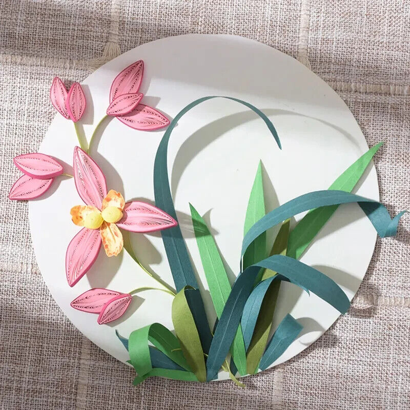 Mixed colour quilling paper strips 50cm length