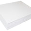 A stack of white A2 size cartridge drawing art paper