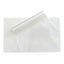 Recyclable grease resistant wrapping white paper