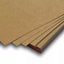 Recycled brown kraft paper sheets for crafts