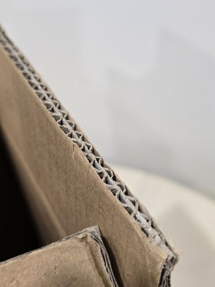 Recycled cardboard boxes for moving and packing