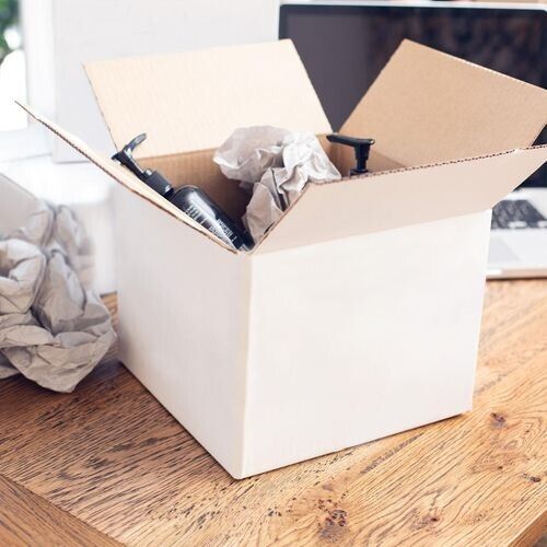 Small storage shipping box for online orders