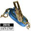 Snap Pack heavy duty ratchet straps 5 piece set truck trailer load securing