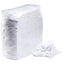 White recycled cotton cleaning rags lint free for workshop and industrial cleaning