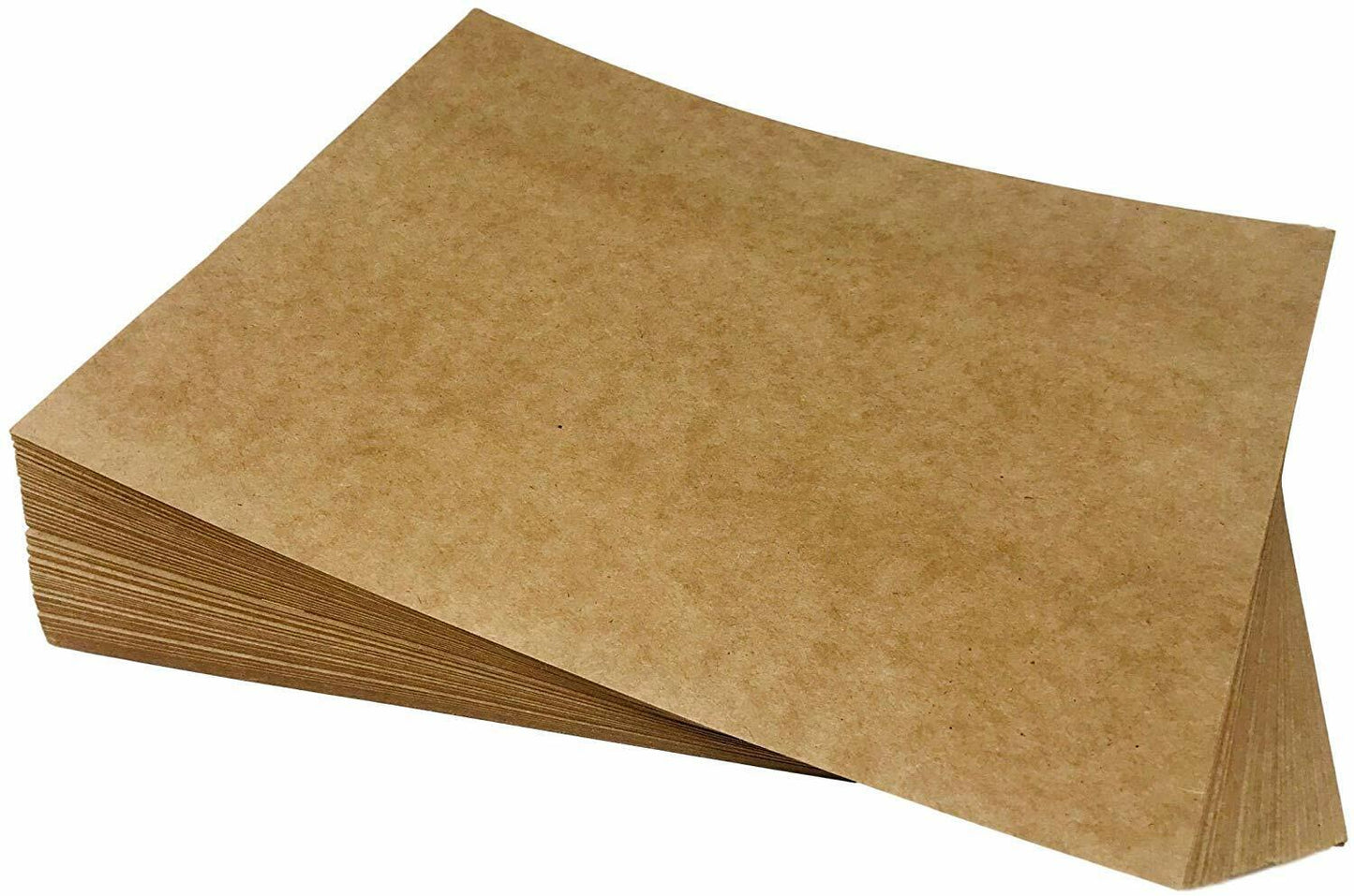 a pile of Natural recycled brown kraft paper